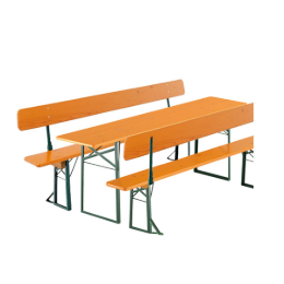 Folding Table Classic (Bench w/Backrest)